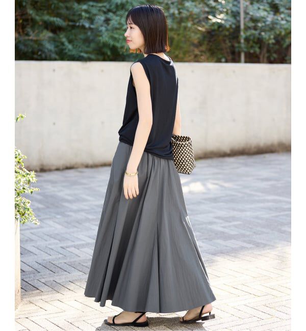 SLOBE IENA「切り替えボリュームスカート」|スカート|