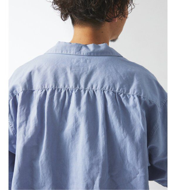 JOURNAL STANDARD relume「ヨーロピアンフラックス ガーメントダイ オープンカラーシャツ」|シャツ・ブラウス|