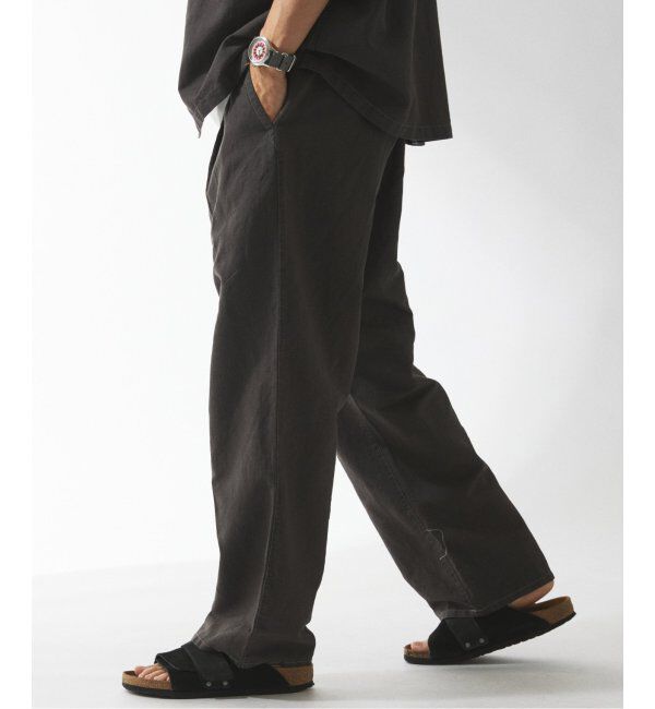 JOURNAL STANDARD relume「ヨーロピアンフラックス ガーメントダイ スクエアイージーパンツ」|その他|