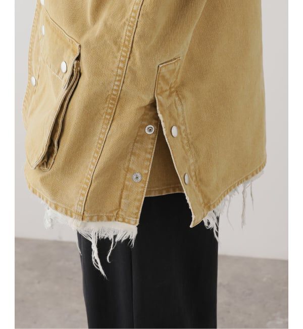 journal standard L'essage「【JANE SMITH/ジェーンスミス】 SULFUR DYE HEAVY DUCK CLOTH O：ベスト」|ダウンベスト・ベスト|