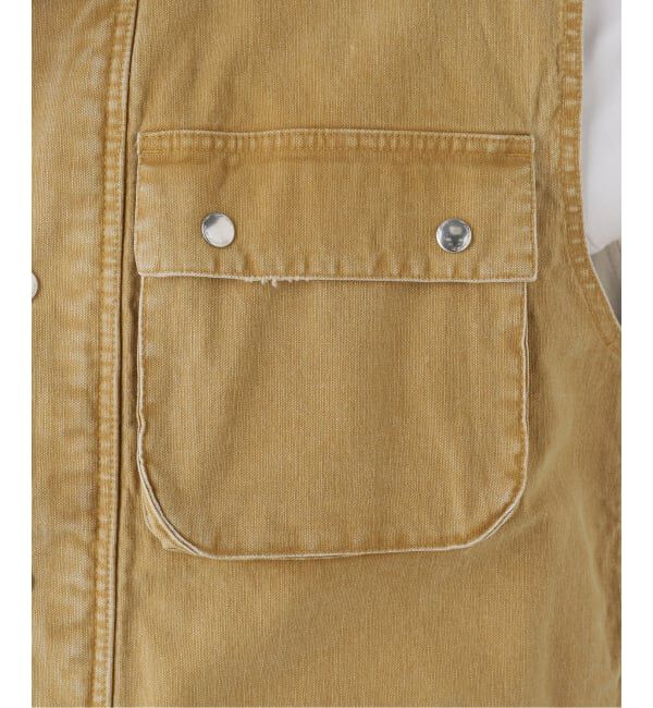 journal standard L'essage「【JANE SMITH/ジェーンスミス】 SULFUR DYE HEAVY DUCK CLOTH O：ベスト」|ダウンベスト・ベスト|