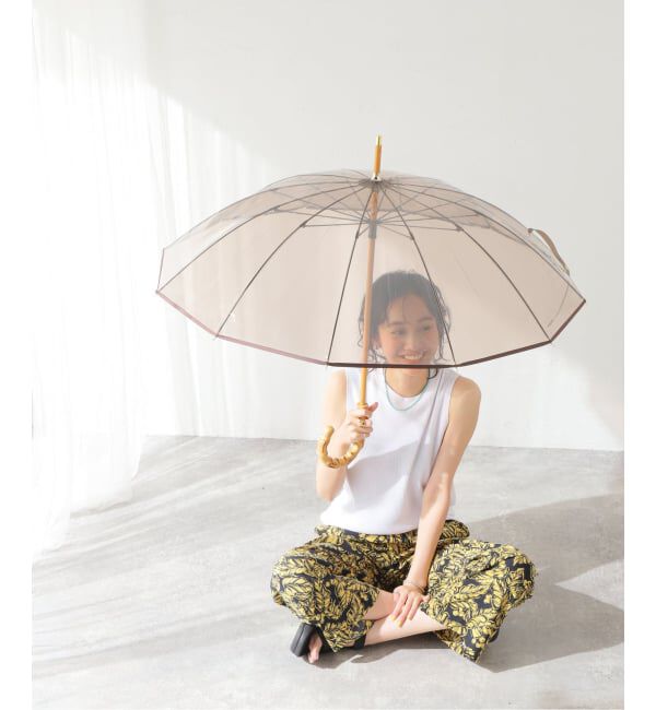 JOURNAL STANDARD relume「《追加予約》【TRADITIONAL WEATHERWEAR】CLEAR UMBRELLA BAMBOO：傘」|傘|