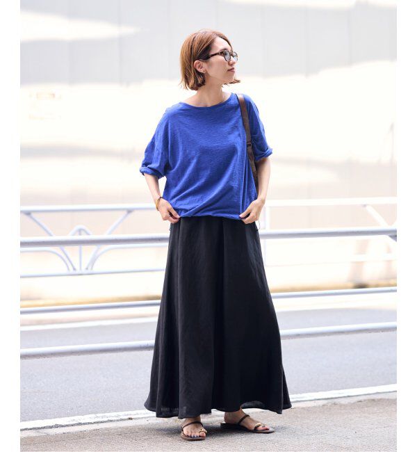 FRAMeWORK「マーブルテンジクドロストT」|Tシャツ・カットソー|