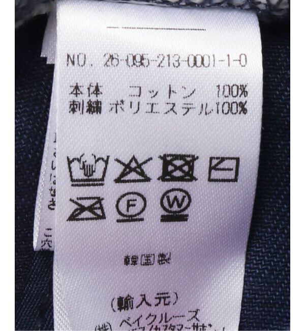 U by SPICK&SPAN「NOICE/ノイス SHADOW LOGO BALL CAP」|キャップ・キャスケット|