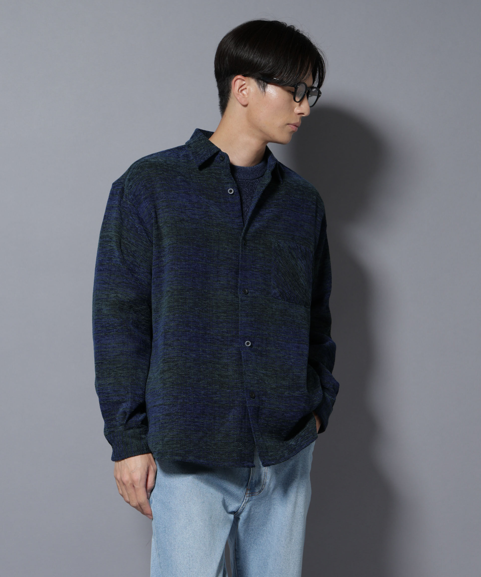 nano･universe「モールチェックシャツ 長袖」|シャツ・ブラウス|