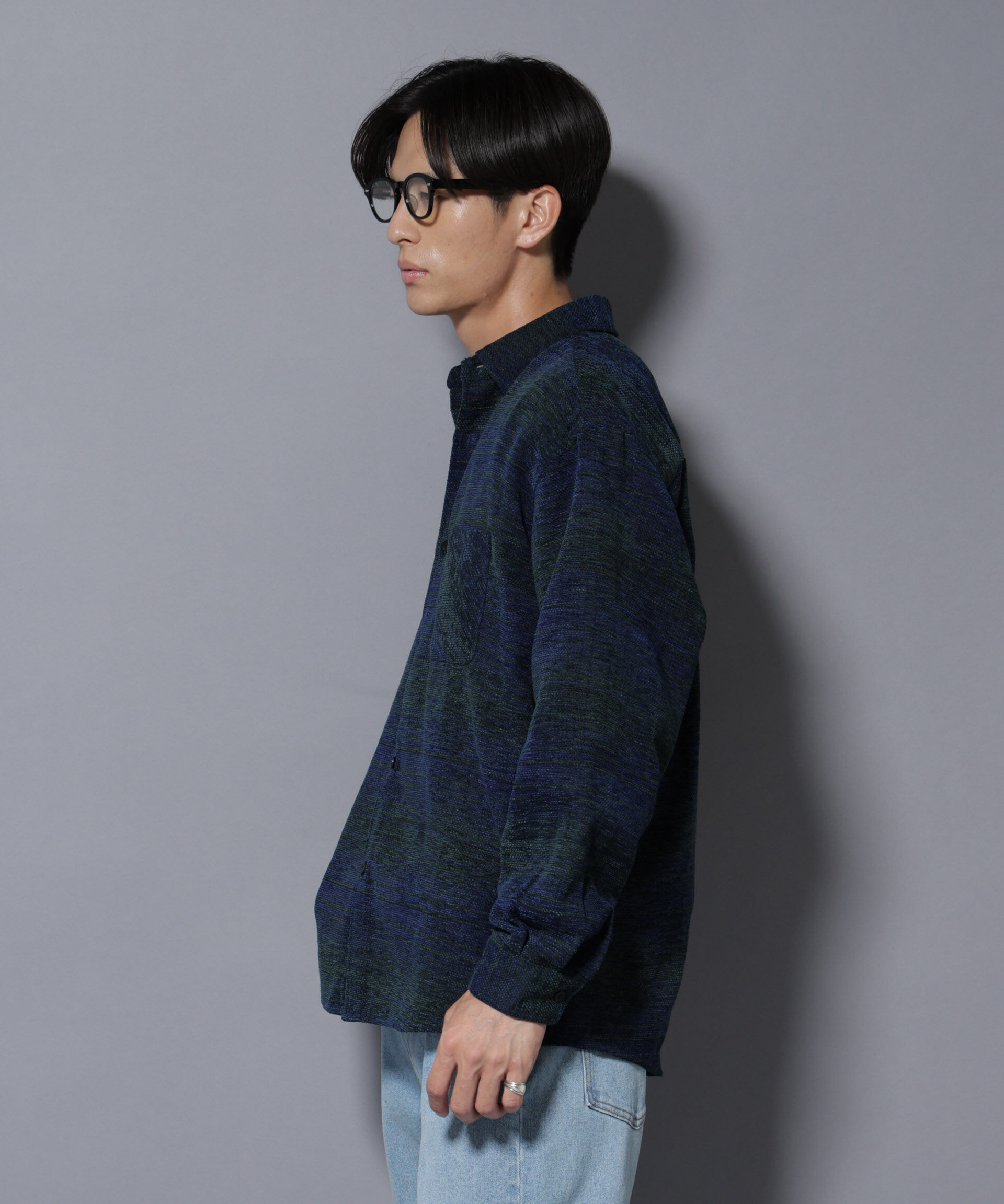 nano･universe「モールチェックシャツ 長袖」|シャツ・ブラウス|