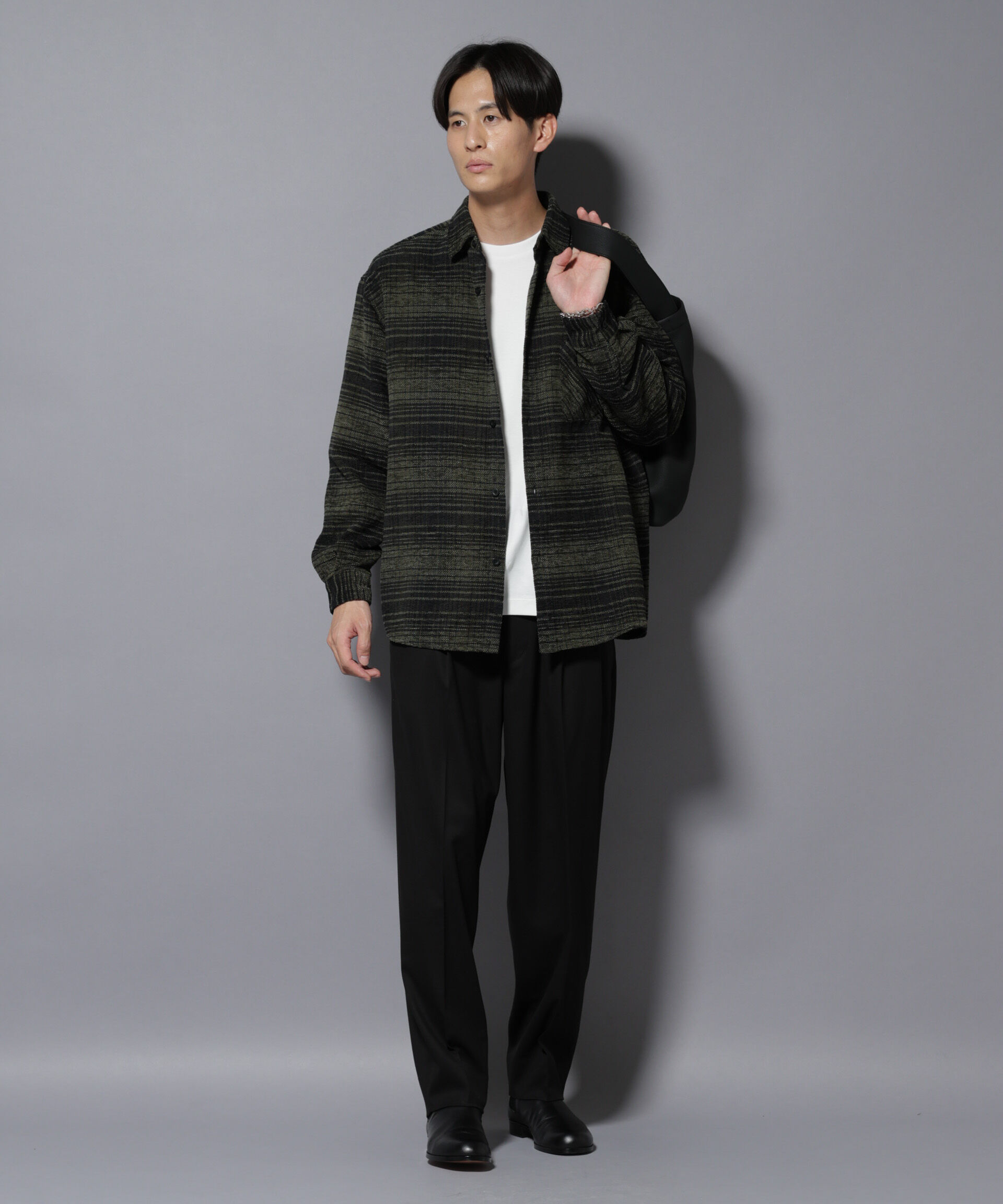 nano･universe「モールチェックシャツ 長袖」|シャツ・ブラウス|