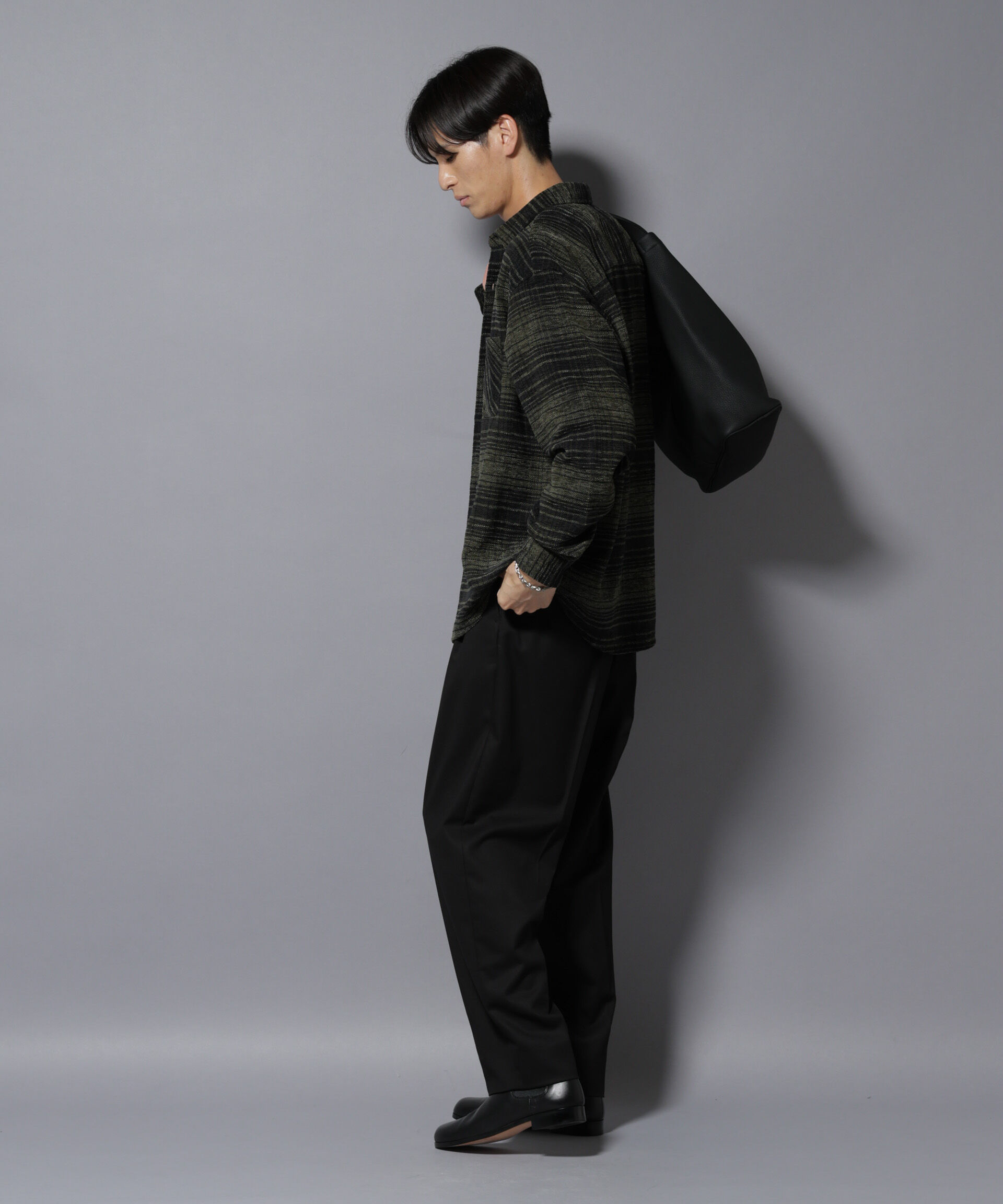 nano･universe「モールチェックシャツ 長袖」|シャツ・ブラウス|