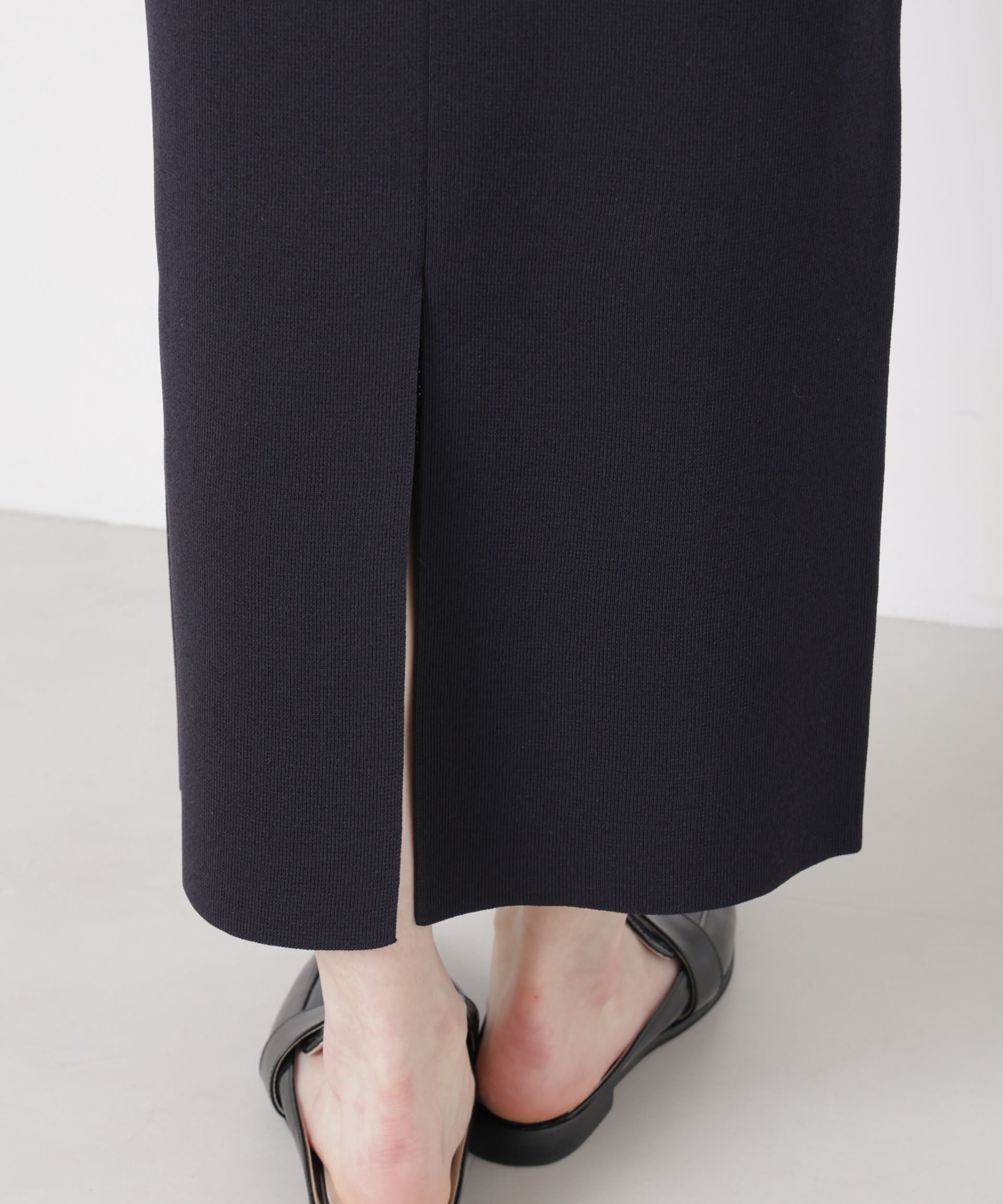 nano･universe「洗濯機洗可ストレートラインニットスカート(セットアップ可)」|スカート|