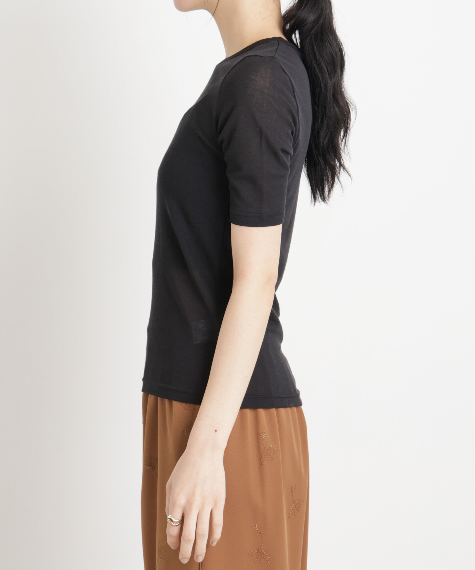 nano･universe「シアーツイストフライスTシャツ」|Tシャツ・カットソー|