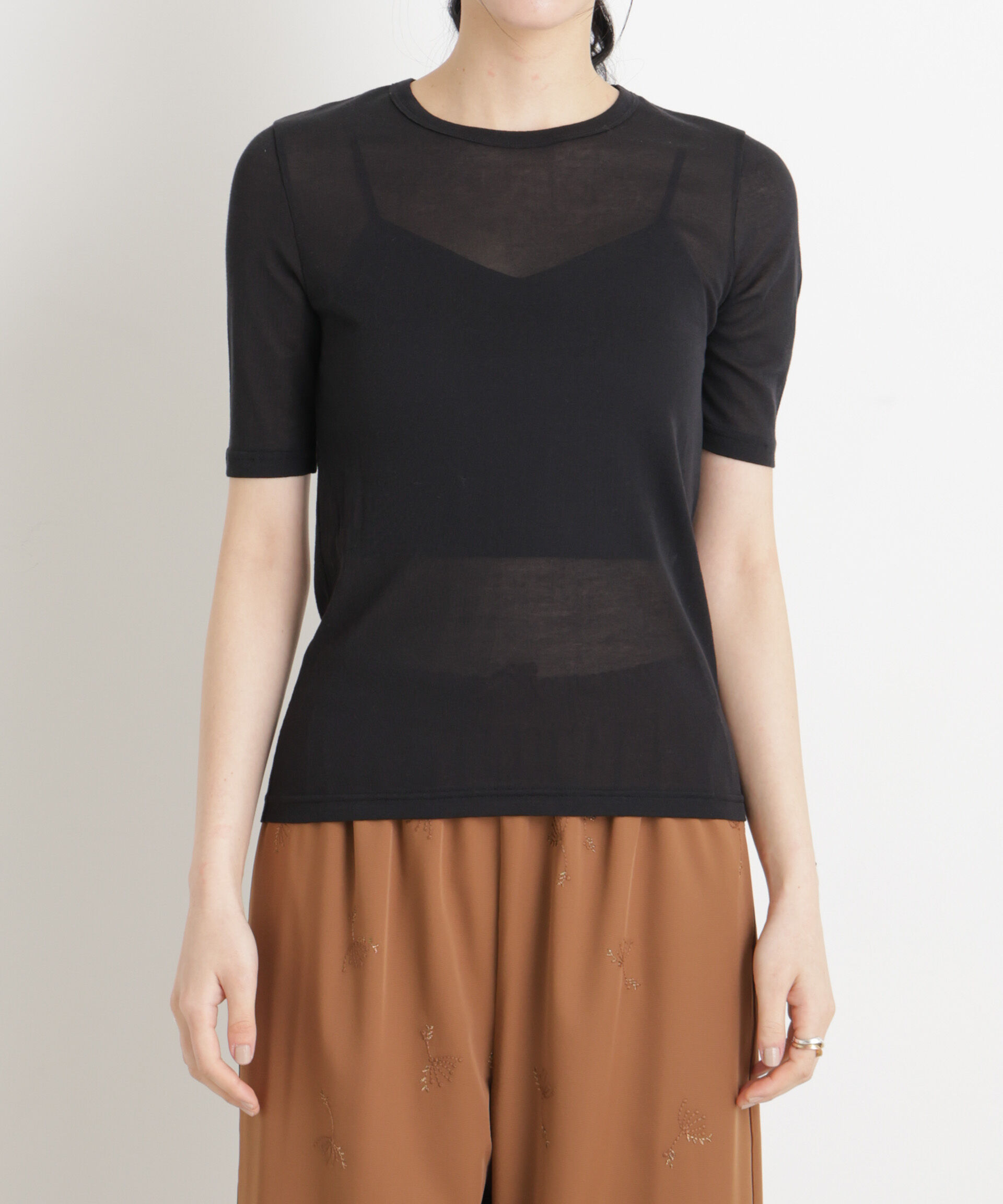 nano･universe「シアーツイストフライスTシャツ」|Tシャツ・カットソー|