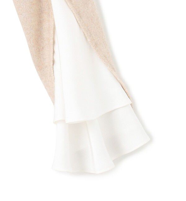 23区「【23区&times;Oggiコラボ】フレアサテンコンビ ラメニット」|ニット・セーター|