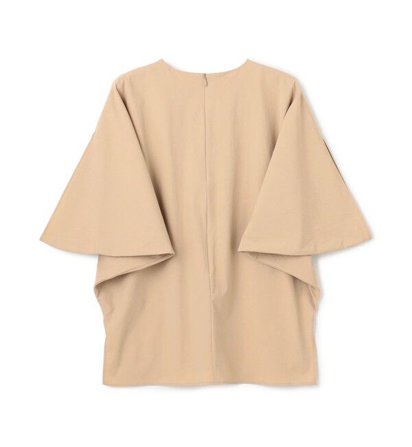 BEIGE,「【接触冷感/UVカット/洗える・BAILA 8.9月合併号掲載】YANN / Vスリットプルオーバーブラウス」|シャツ・ブラウス|