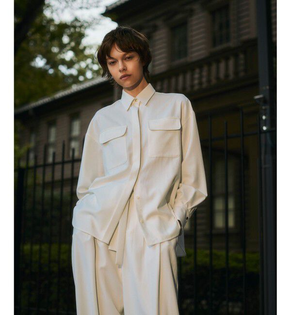 Grace Class「ウールミリタリーシャツ」|シャツ・ブラウス|