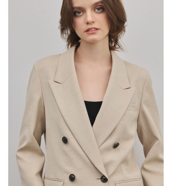 Diagram「ピークドダブルジャケット」|テーラードジャケット|ベージュ