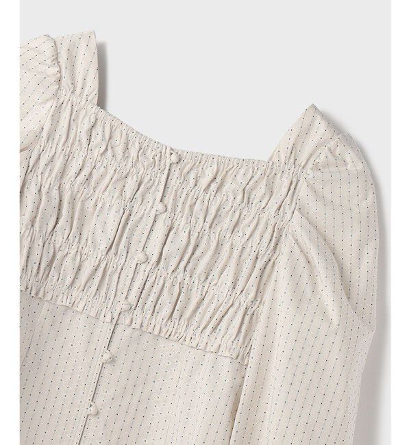 GRACE CONTINENTAL「ラメドットタフタジャガードトップ」|その他|