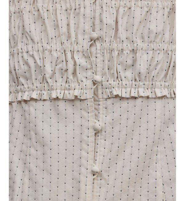 GRACE CONTINENTAL「ラメドットタフタジャガードトップ」|その他|