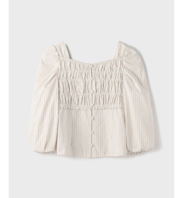 GRACE CONTINENTAL「ラメドットタフタジャガードトップ」|その他|