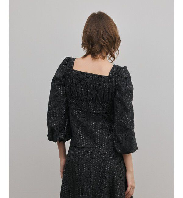 GRACE CONTINENTAL「ラメドットタフタジャガードトップ」|その他|