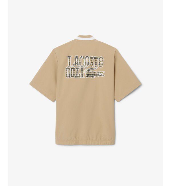 LACOSTE「半袖ゴルフウィンドブレイカー」|ブルゾン・スタジャン|