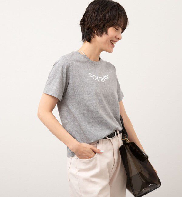 NOLLEY'S sophi「オーガニックコットンロゴT」|Tシャツ・カットソー|