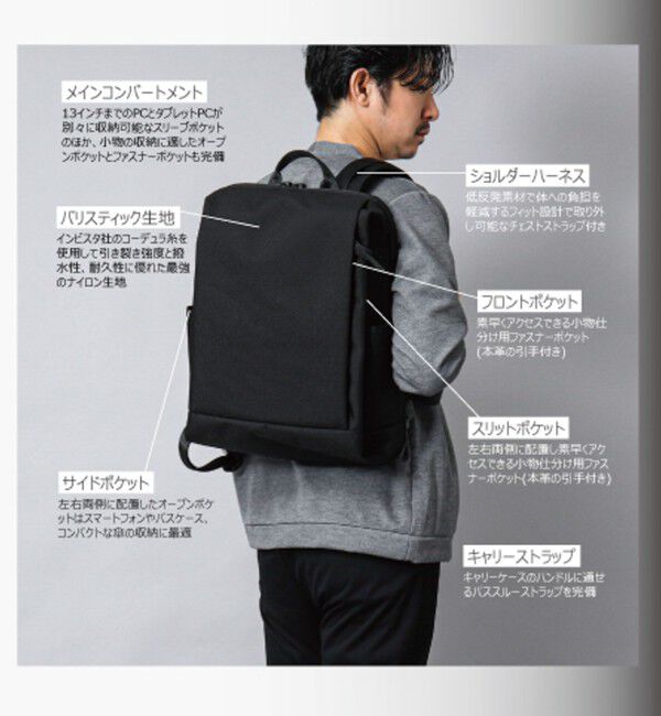 NOLLEY'S goodman「【ACTIVE SECT】CORDURA BALLISTIC 19 Backpack 25SS」|ショルダー・メッセンジャー|