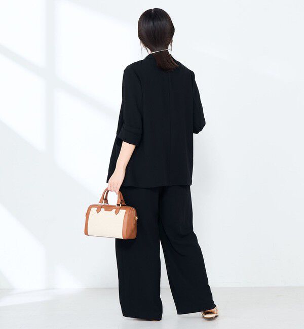 NOLLEY'S sophi「《セットアップ対応》ウォッシャブルエアリージョーゼットイージーワイドパンツ」|その他|