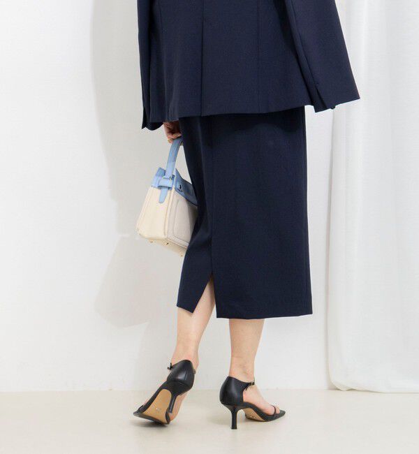 NOLLEY'S「《セットアップ対応》ウォッシャブルストレッチツイルタイトスカート」|タイト|