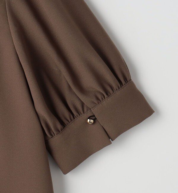 NOLLEY'S sophi「ウォッシャブルジョーゼットアシメラッフルブラウス」|シャツ・ブラウス|