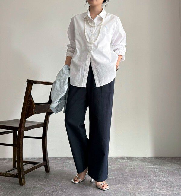 fredy emue「FR刺繍オックスコンパクトシャツ」|シャツ・ブラウス|