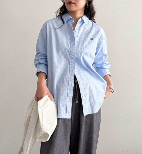 fredy emue「FR刺繍オックスコンパクトシャツ」|シャツ・ブラウス|