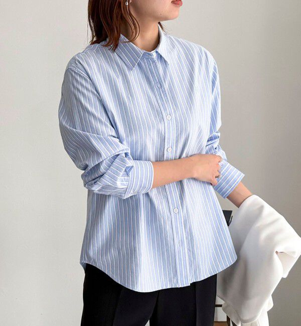 fredy emue「FR刺繍オックスコンパクトシャツ」|シャツ・ブラウス|