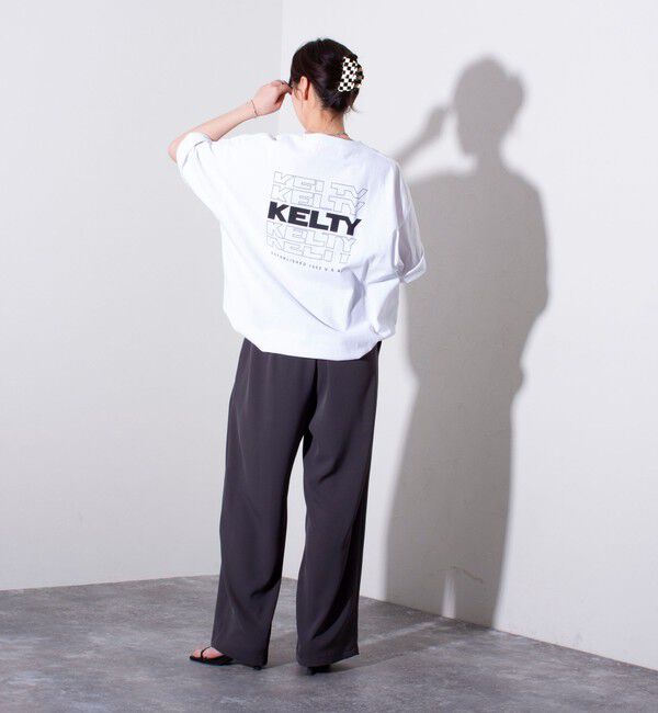 GLOSTER「【KELTY&times;GLOSTER】別注 バックタイポロゴT」|Tシャツ・カットソー|