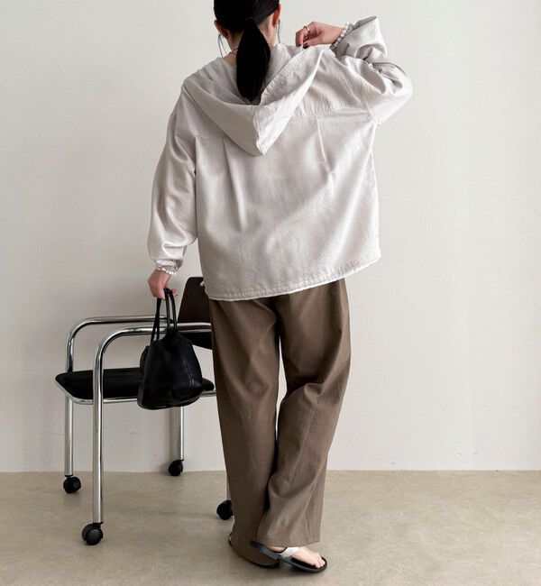 fredy emue「【接触冷感&times;UVカット/マルチ機能】ドライオックスセミワイドイージーパンツ」|チノ|