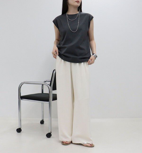 fredy emue「汗ジミ軽減天竺フレンチTシャツ」|Tシャツ・カットソー|