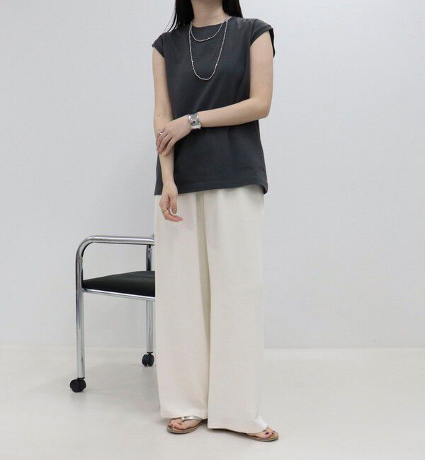 fredy emue「汗ジミ軽減天竺フレンチTシャツ」|Tシャツ・カットソー|