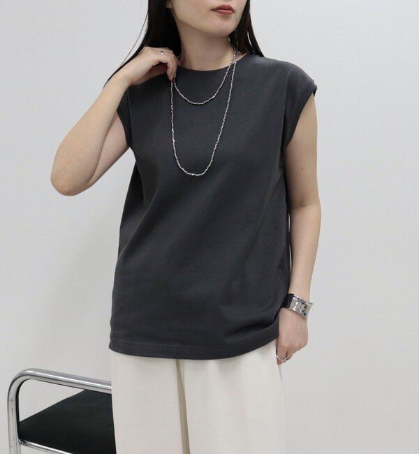 fredy emue「汗ジミ軽減天竺フレンチTシャツ」|Tシャツ・カットソー|