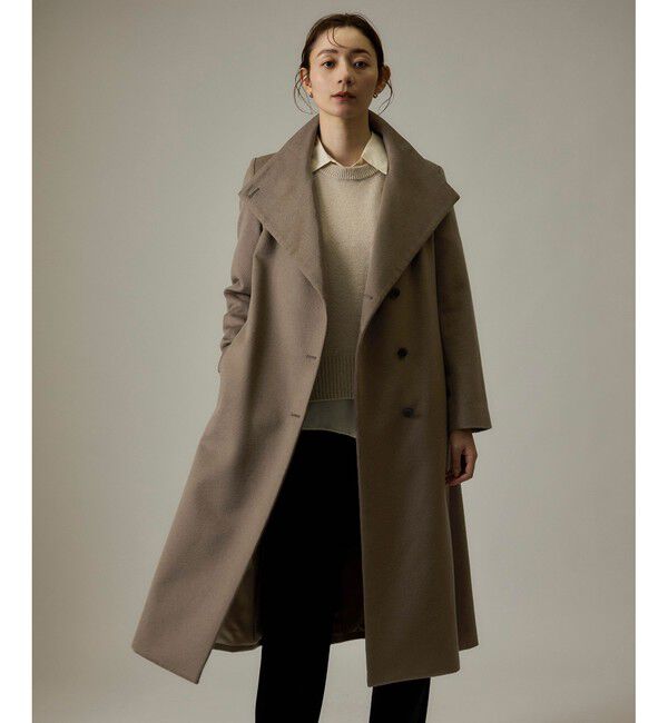 ROPE「プレミアムカシミヤ ロングコート【Sサイズフェア対象】」|ステンカラーコート|