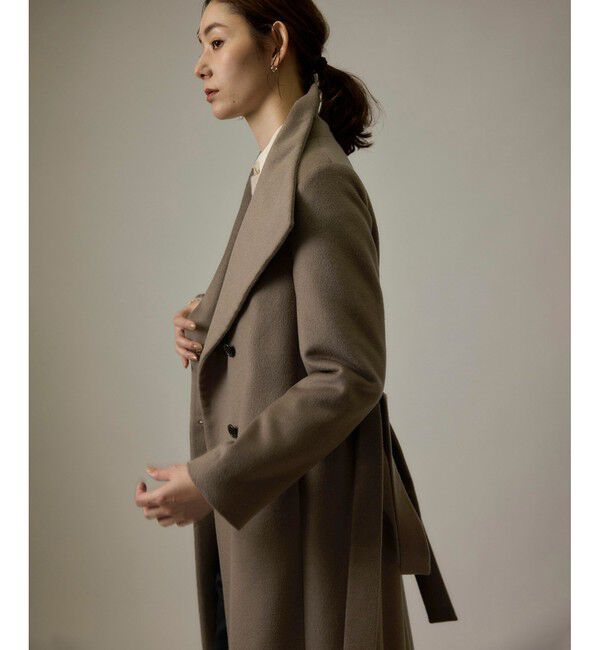 ROPE「プレミアムカシミヤ ロングコート【Sサイズフェア対象】」|ステンカラーコート|