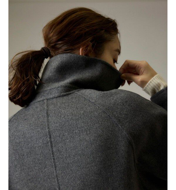 ROPE「ラムウールリバーミドルコート【Sサイズフェア対象】」|ピーコート|