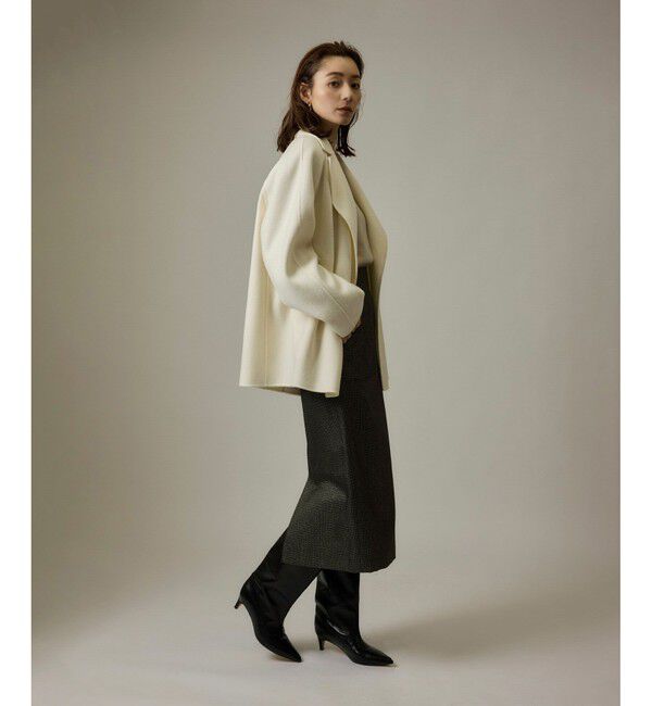 ROPE「ラムウールリバーミドルコート【Sサイズフェア対象】」|ピーコート|