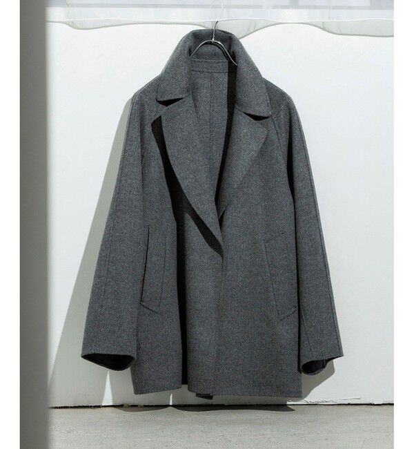 ROPE「ラムウールリバーミドルコート【Sサイズフェア対象】」|ピーコート|