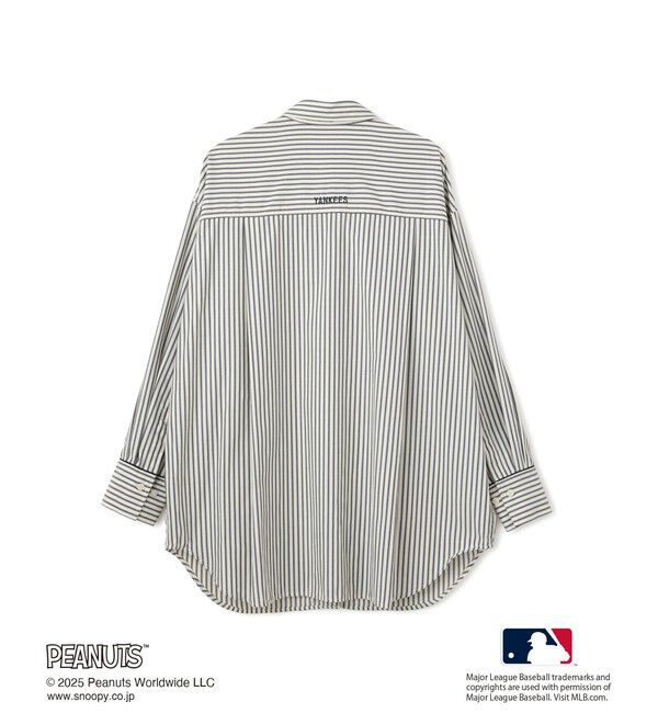 Rope&rsquo;Picnic「【PEANUTS&times;MLB COLLECTION by ROPE' PICNIC】オーバーサイズシャツ」|シャツ・ブラウス|