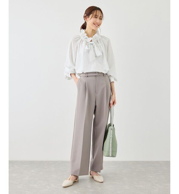 Rope&rsquo;Picnic「ネックコンシャスデザインシャツ」|シャツ・ブラウス|