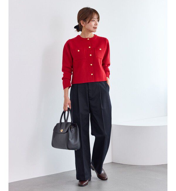 Rope&rsquo;Picnic「ウエストタックチノパンツ」|チノ|