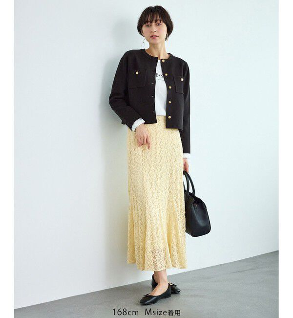 Rope&rsquo;Picnic「ミラノリブ金ボタンニットカーディガン」|カーディガン|