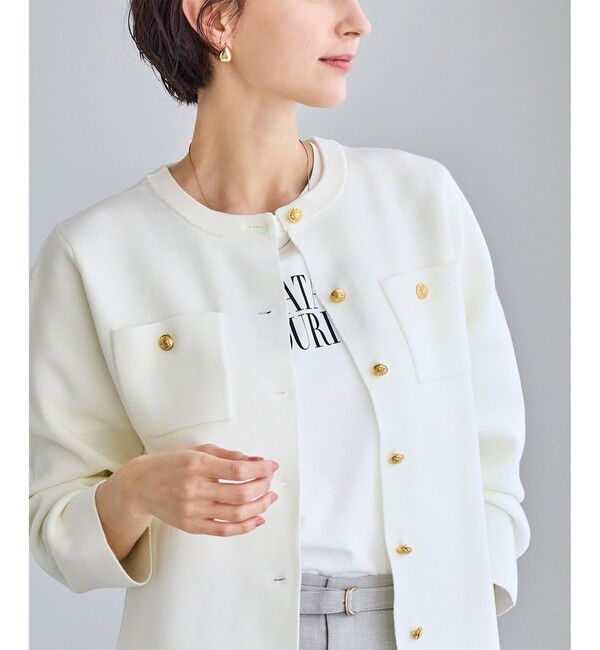 Rope&rsquo;Picnic「ミラノリブ金ボタンニットカーディガン」|カーディガン|キナリ(16)