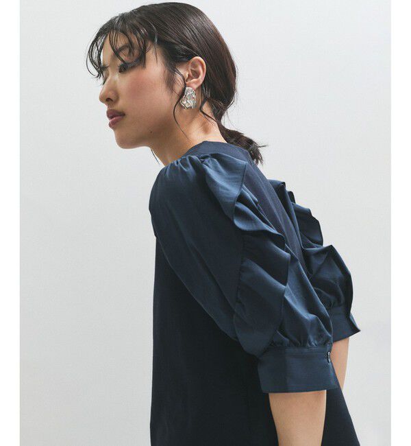 ADAM ET ROPE'「【サステナブル】バルーンスリーブTシャツ」|Tシャツ・カットソー|