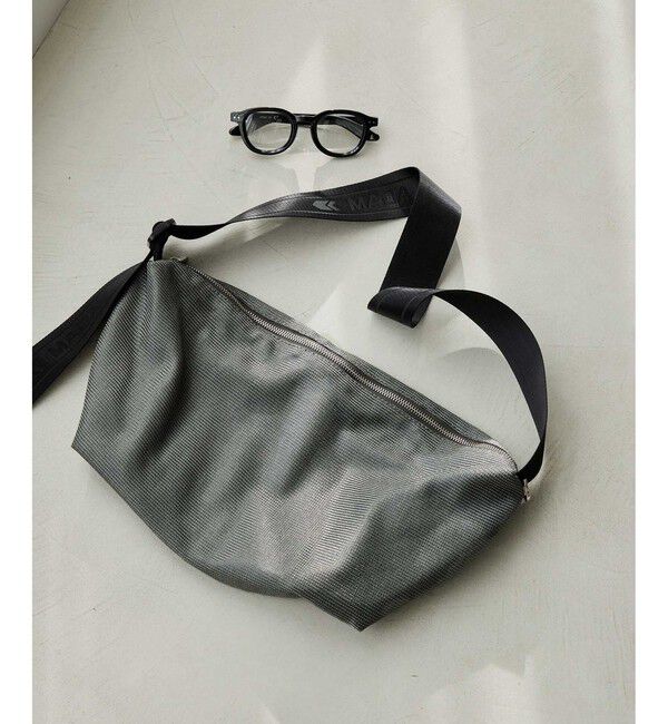 ADAM ET ROPE'「メッシュショルダーバッグ」|ショルダー・メッセンジャー|チャコール(06)