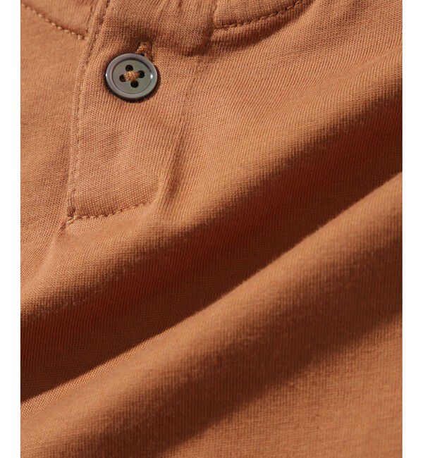 ADAM ET ROPE'「スムースコットン ヘンリーネック」|Tシャツ・カットソー|